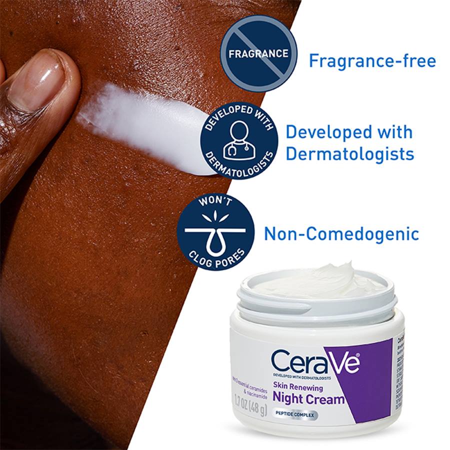 CeraVe Skincare Moisturizers Skin Renewing Gel Oil Skin Renewing Night Cream